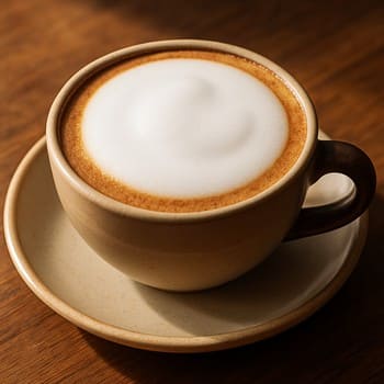 Cappuccino with microfoam