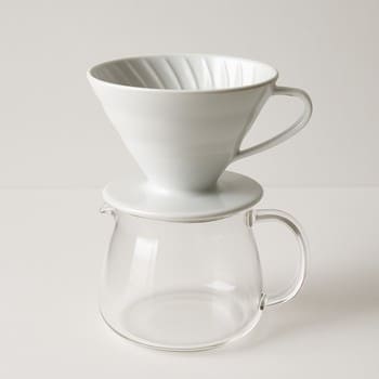 V60 cone on a server