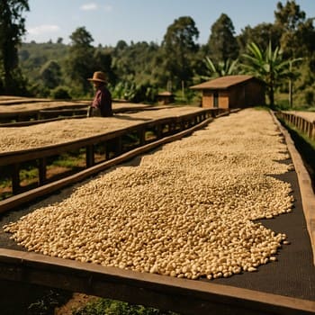 Kenyan drying beds