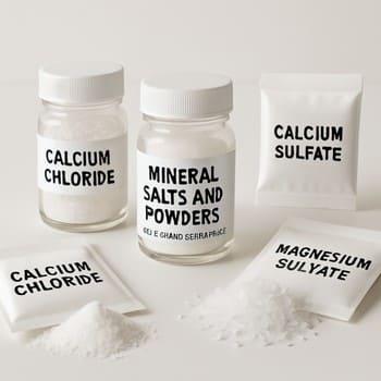 Mineral salts for building brew water